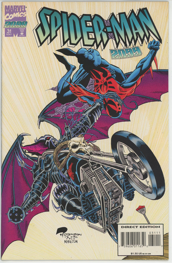 Spider-Man 2099 #31 (1992) - 7.0 FN/VF *Route 666*