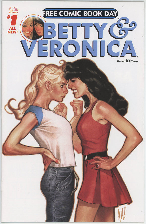 Betty and Veronica #1 FCBD (2017 Archie) - 9.4 NM *Adam Hughes Cover*