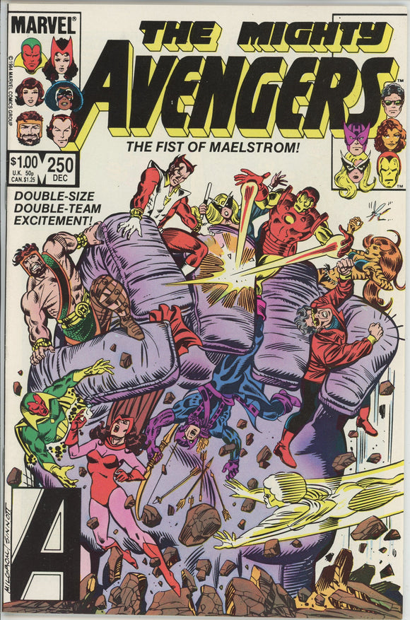 Avengers #250 (1963) - 8.5 VF+ *World Power*