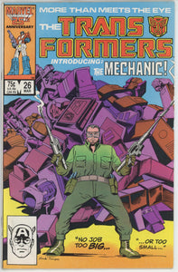 Transformers #26 (1984) - 7.0 FN/VF *Funeral For a Friend*