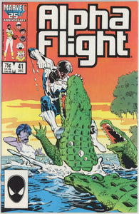 Alpha Flight #41 (1983) - 9.4 NM *1st Appearance Purple Girl*