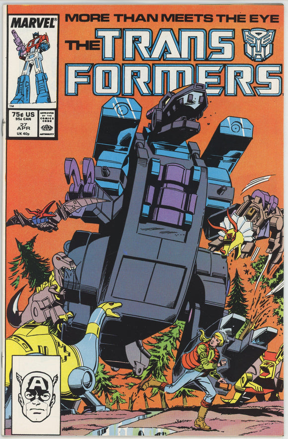 Transformers #27 (1984) - 9.2 NM- *King of the Hill*