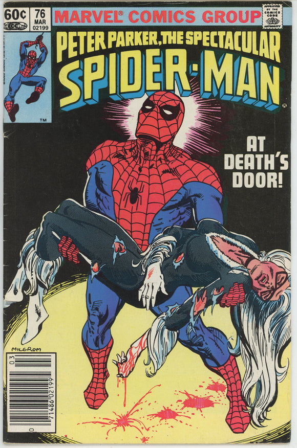 Spectacular Spider-Man #76 (1976) - 5.0 VG/FN *At Death's Door*