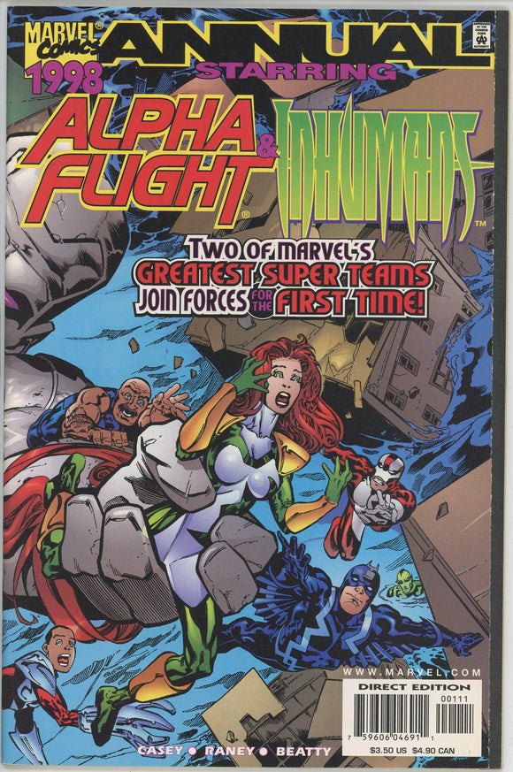 Alpha Flight Annual #1 (1997) - 9.2 NM- *Inhumans*