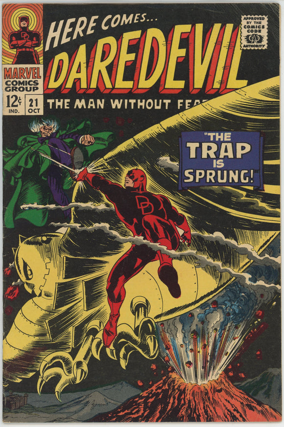 Daredevil #21 (1964) - 5.0 VG/FN *The Trap is Sprung*