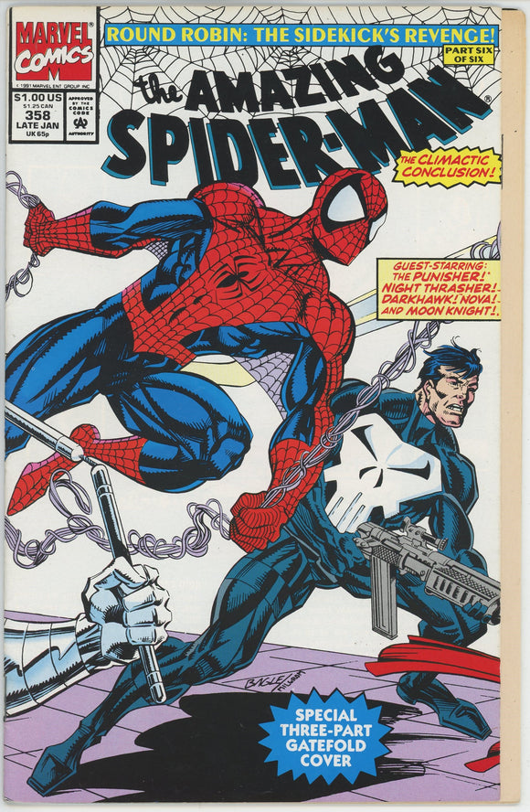 Amazing Spider Man #358 (1963) - 6.0 FN *Moon Knight/Punisher*