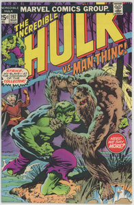 Incredible Hulk #197 (1962) - 7.0 FN/VF *Great Man-Thing Cover* MVS Intact