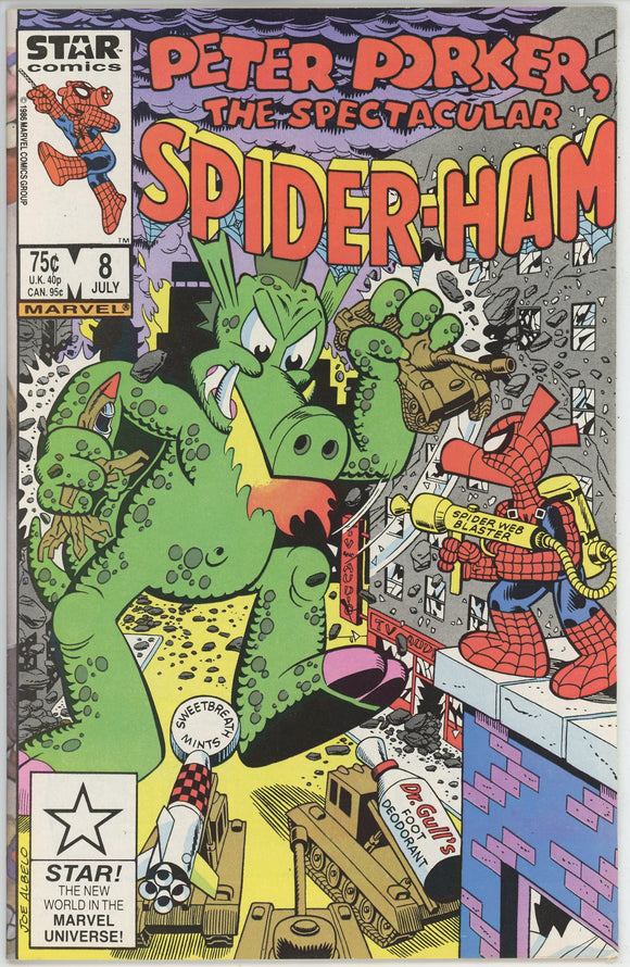 Peter Porker the Spectacular Spider-Ham #8 (1985) - 7.0 FN/VF *Pigs Over Tokyo