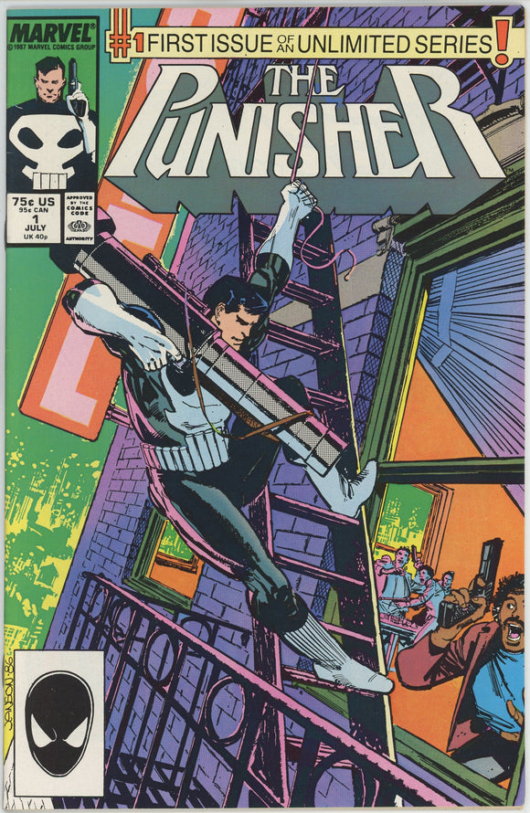 Punisher #1 (1987) - 7.5 VF- *1st Ongoing Series/Marching Powder*