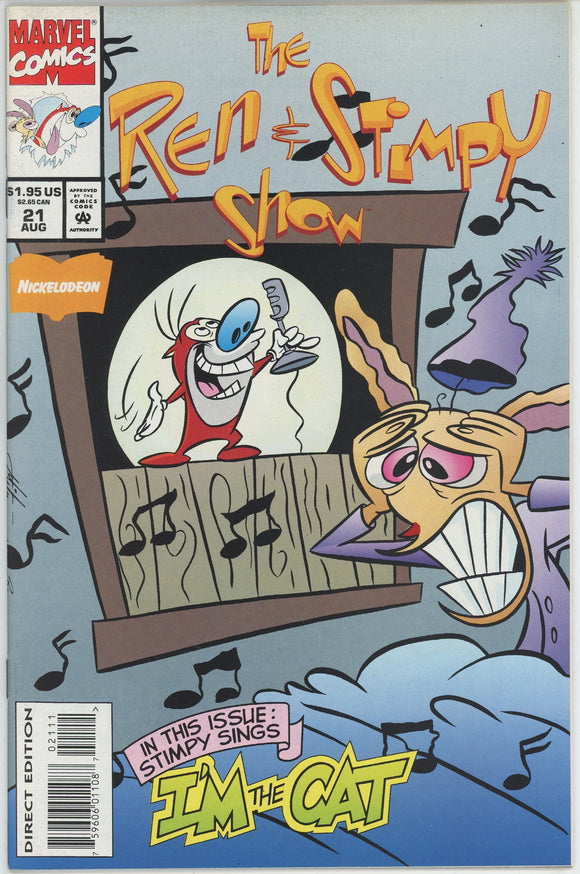 Ren and Stimpy #21 (1992) - 9.0 VF/NM *Mr. Scraps*