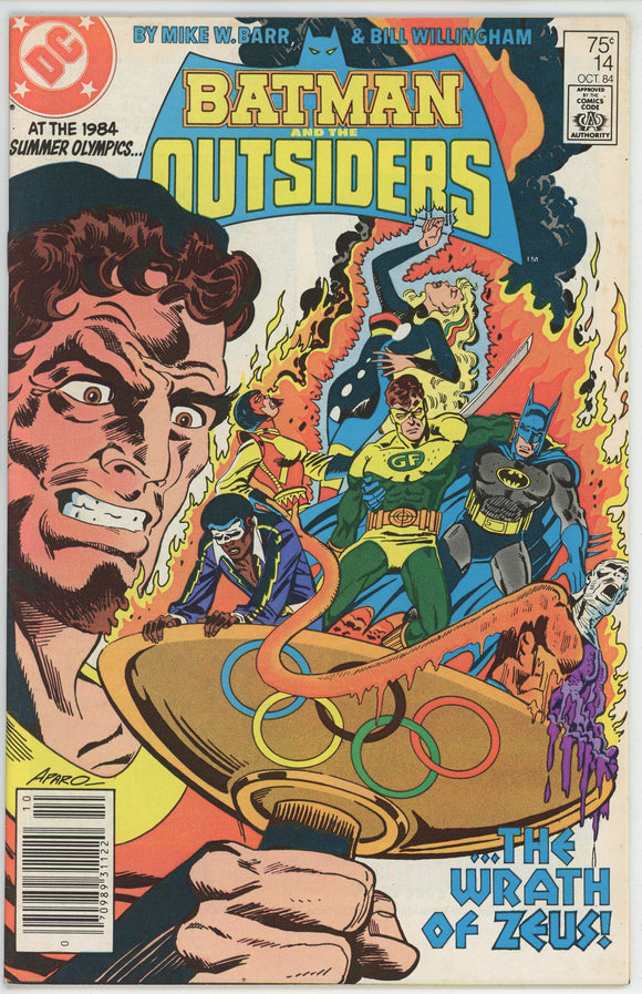 Batman and the Outsiders #14 (1983) - 8.0 VF *Two By Two* Newsstand