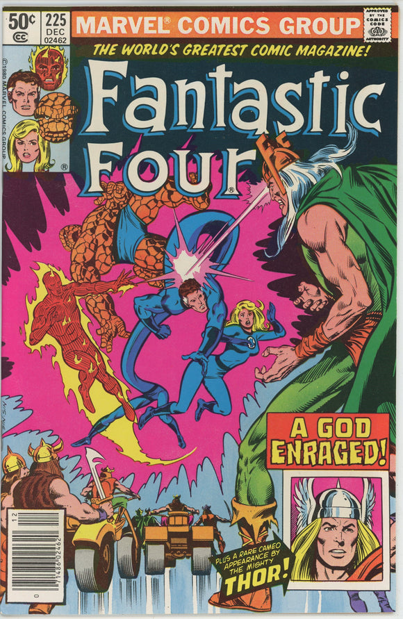 Fantastic Four #225 (1962) - 9.0 VF/NM *The Blind God's Tears* Newsstand