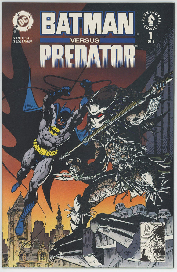 Batman Vs Predator #1 (1991) - 9.0 VF/NM *Chris Warner Cover*