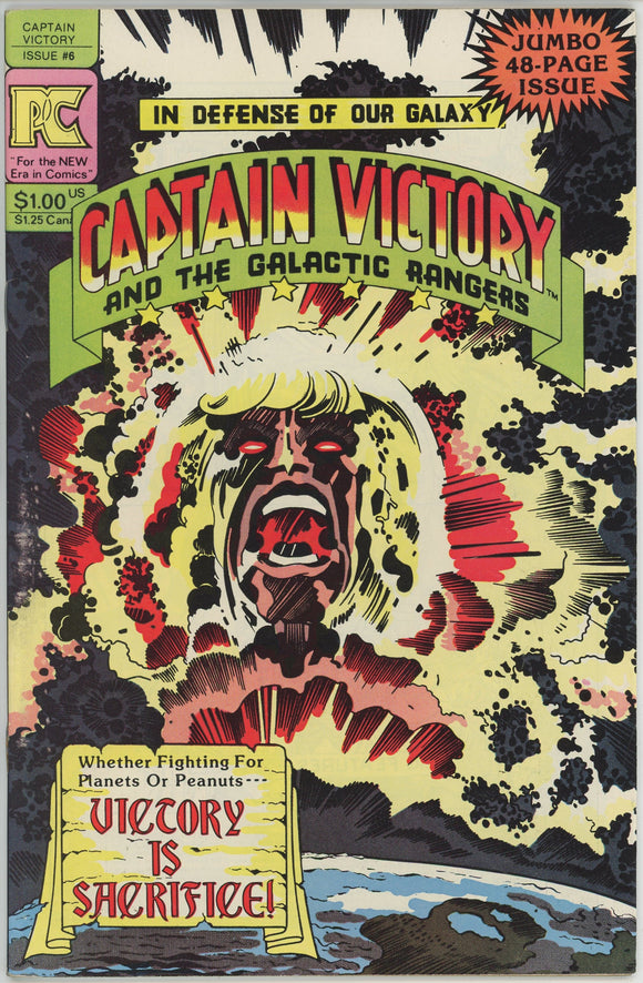 Captain Victory and the Galactic Rangers #6 (1981) - 8.5 VF+ Jack Kirby/Pacific