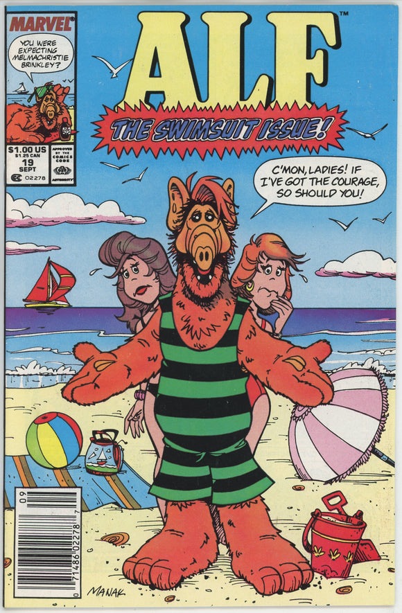 Alf #19 (1988) - 9.0 VF/NM *The Swimsuit Issue* Newsstand