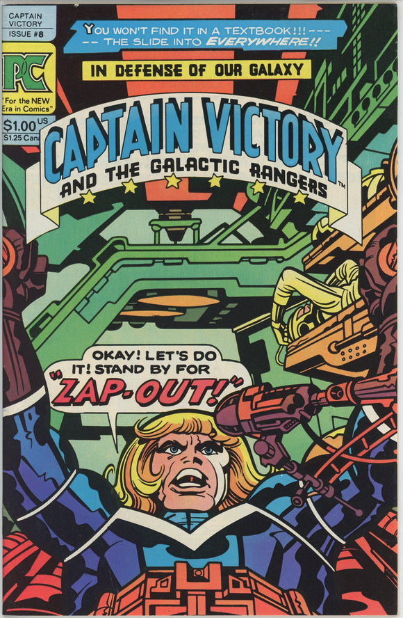 Captain Victory and the Galactic Rangers #8 (1981) - 5.0 VG/FN *Jack Kirby*