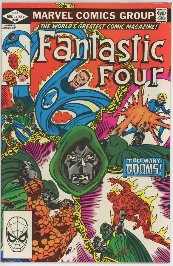 Fantastic Four #246 (1962) - 7.0 FN/VF *Too Many Dooms*