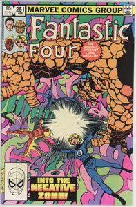 Fantastic Four #251 (1962) - 9.0 VF/NM *Cool Cover/Negative Zone*