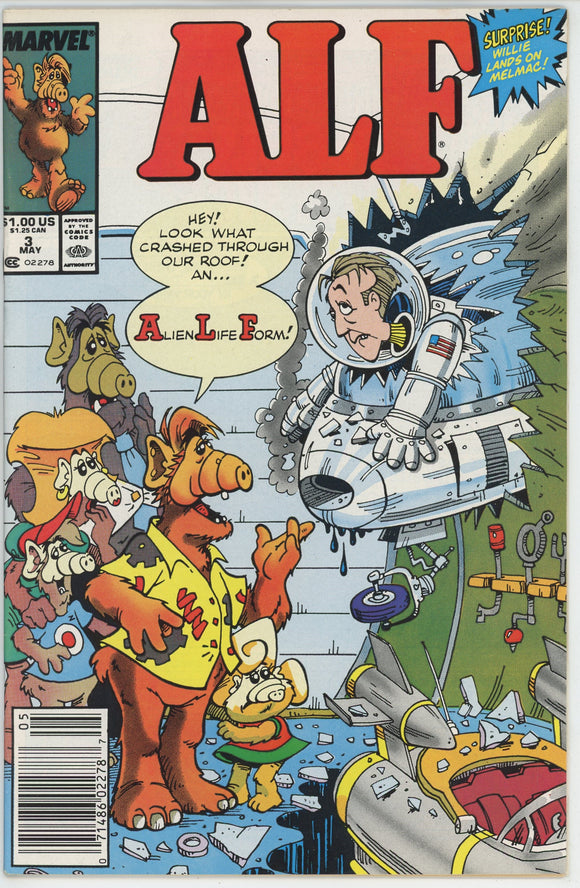 Alf #3 (1988) - 8.0 VF *Travels with Willie* Newsstand