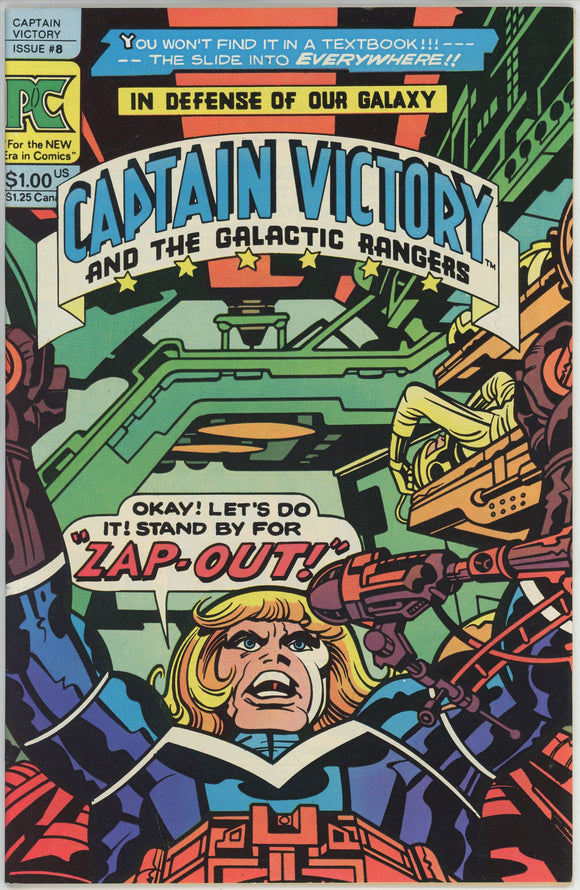 Captain Victory and the Galactic Rangers #8 (1981) - 8.5 VF+ *Jack Kirby*