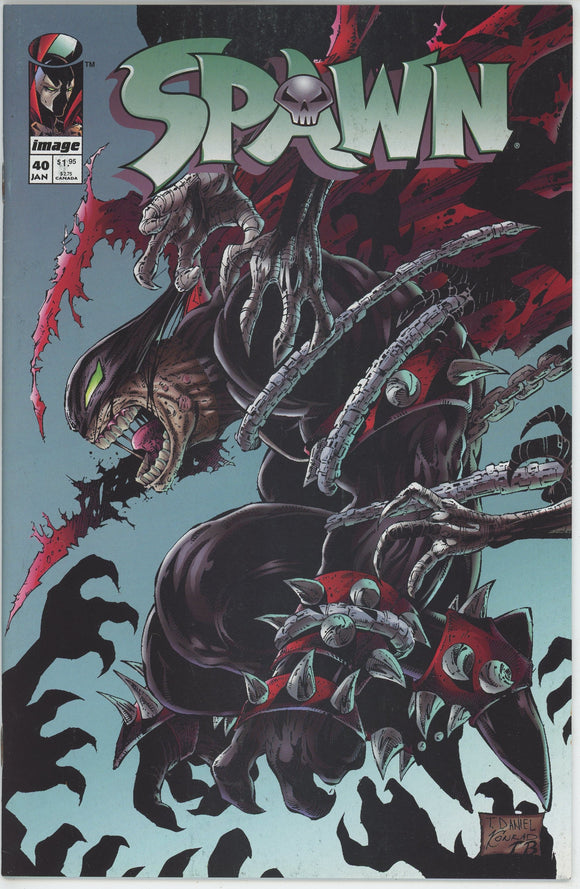 Spawn #40 (1992) - 7.0 FN/VF *1st Appearance Cy-Gor*