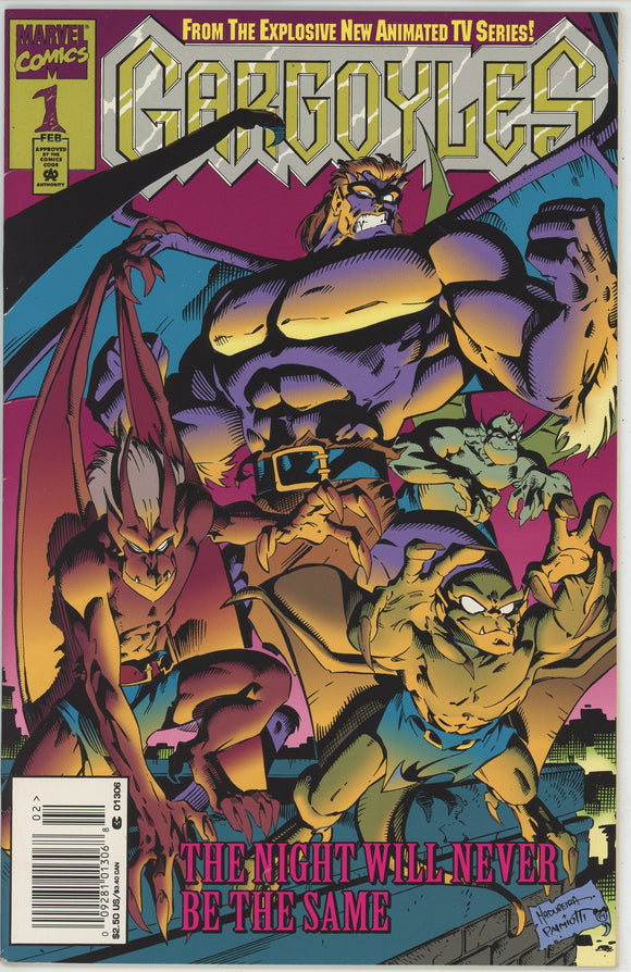 Gargoyles #1 (1995) - 7.5 VF- *1st Appearance Gargoyles* Newsstand