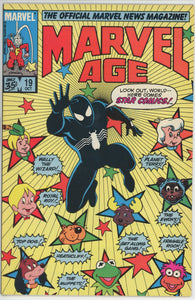 Marvel Age #19 (1983) - 8.5 VF+ *Spider-Man Early Black Costume*