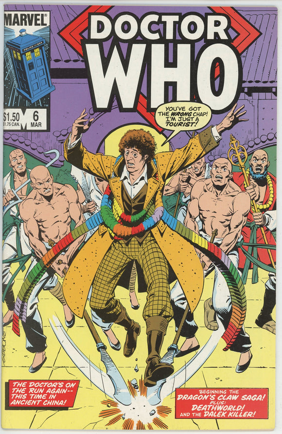 Doctor Who #6 (1984 Marvel) - 9.0 VF/NM *The Summer of Death*