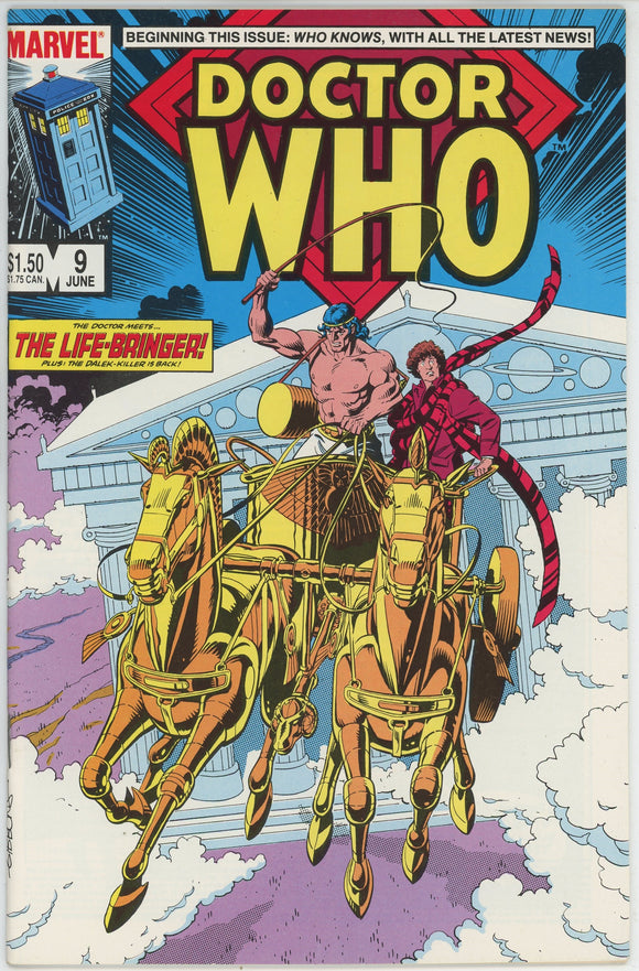 Doctor Who #9 (1984 Marvel) - 9.2 NM- *The Life Bringer*