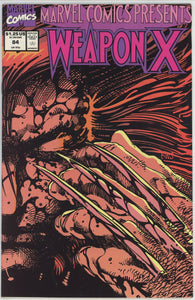 Marvel Comics Presents #84 (1988) - 6.0 FN *Weapon X/Wraparound Cover*