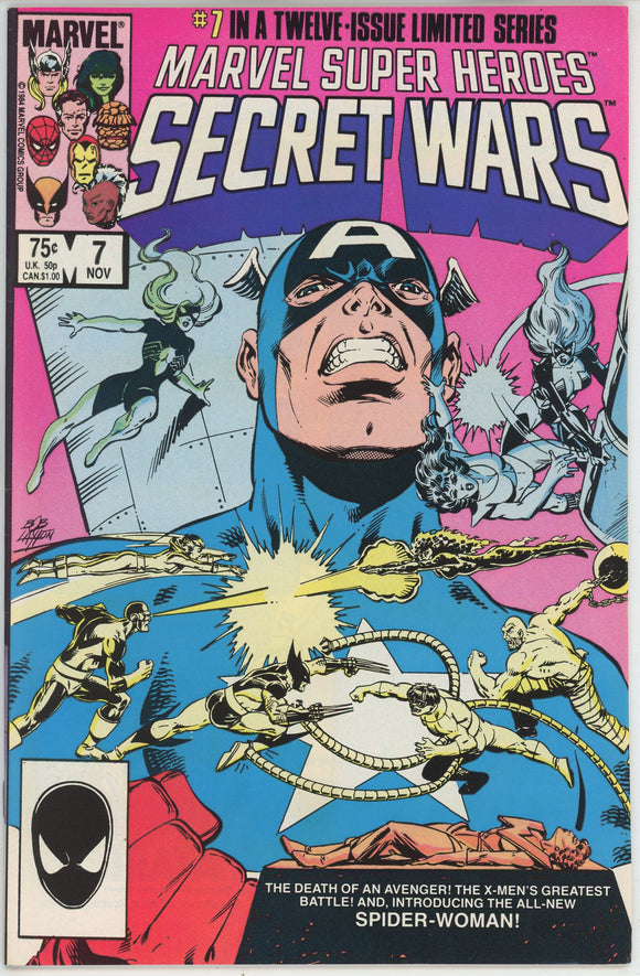 Marvel Super Heroes Secret Wars #7 (1984) - 9.0 VF/NM *1st Julia Carpenter*