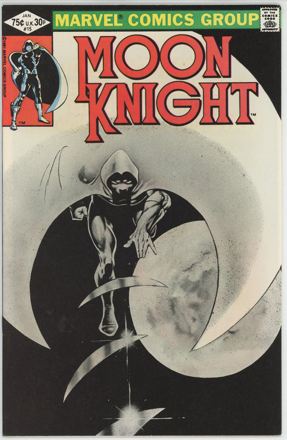 Moon Knight #15 (1980) - 8.0 VF *Ruling the World from his Basement*