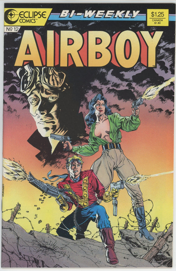 Airboy #12 (1986 Eclipse) - 9.0 VF/NM *Gone To Texas*