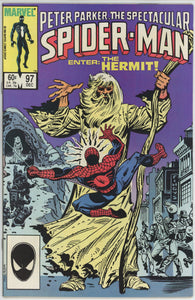 Spectacular Spider-Man #97 (1976) - 8.5 VF+ *1st Appearance The Hermit*