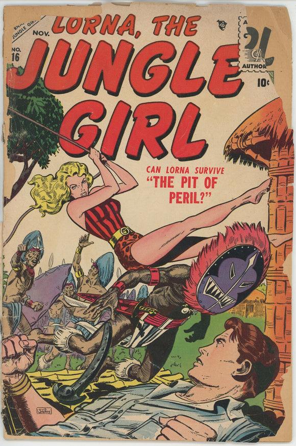 Lorna the Jungle Girl #16 (1953) - 0.5 PR *The Night of the Fang*