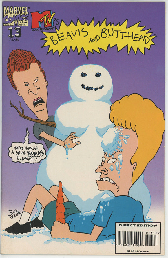 Beavis and Butthead #13 (1994) - 8.5 VF+ *A Couple of Flakes*