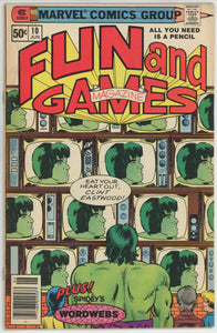 Marvel Fun and Games #10 (1979) - 6.0 FN *Coloring/Activity Book*