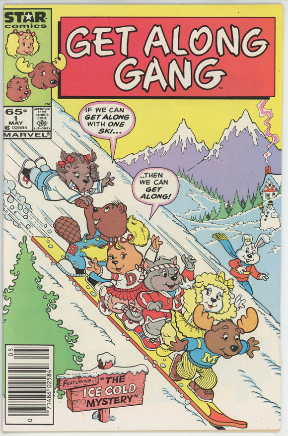 Get Along Gang #1 (1985) - 7.0 FN/VF *The Ice Cold Mystery* Newsstand