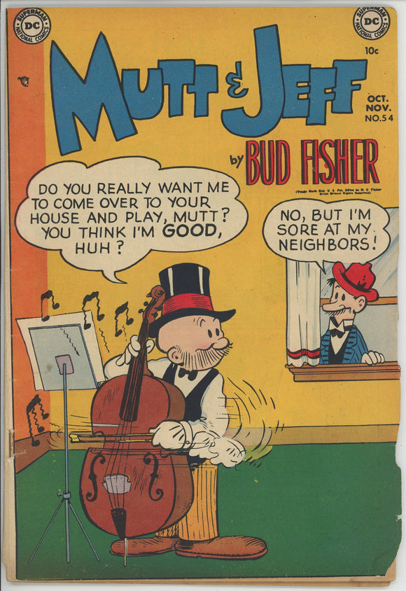 Mutt and Jeff #54 (1951) - 2.0 GD *Sheldon Mayer*