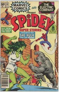 Spidey Super Stories #50 (1974) - 5.0 VG/FN *She Hulk/Rhino*