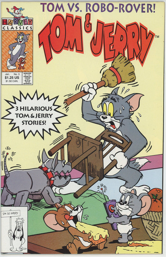 Tom and Jerry #3 (1991 Harvey) - 8.0 VF *Robot Dog*