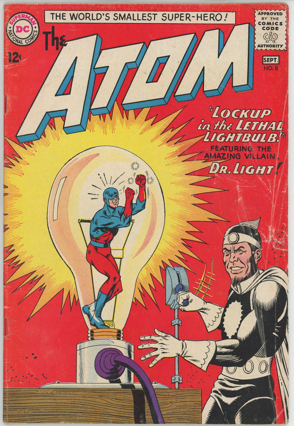 The Atom #8 (1963) - 3.0 GD/VG *The Lockup in the Lethal Lightbulb*