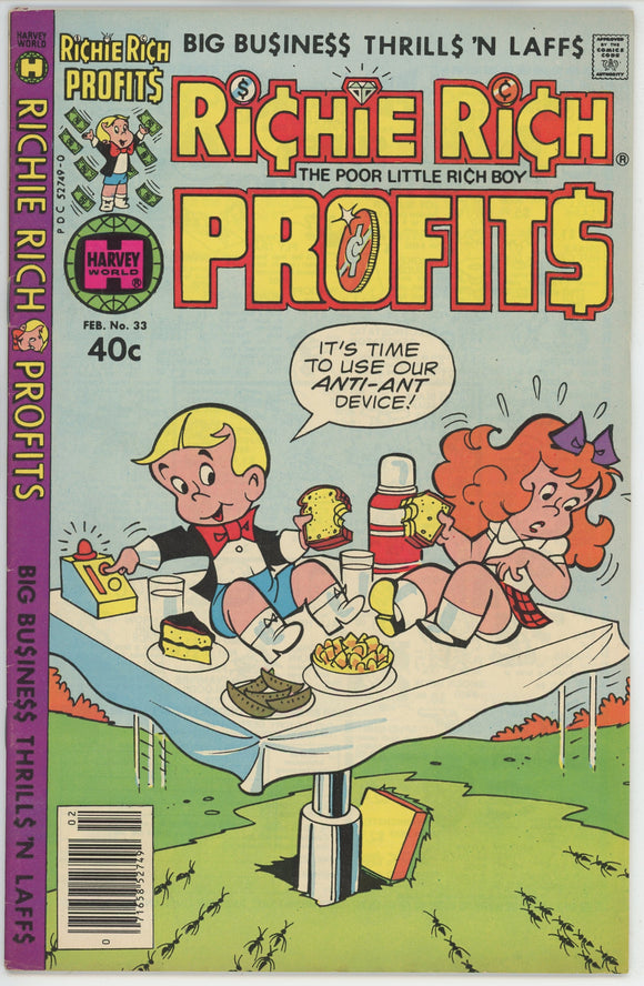 Richie Rich Profits #33 (1974 Harvey) - 6.0 FN *Mischief Movie*