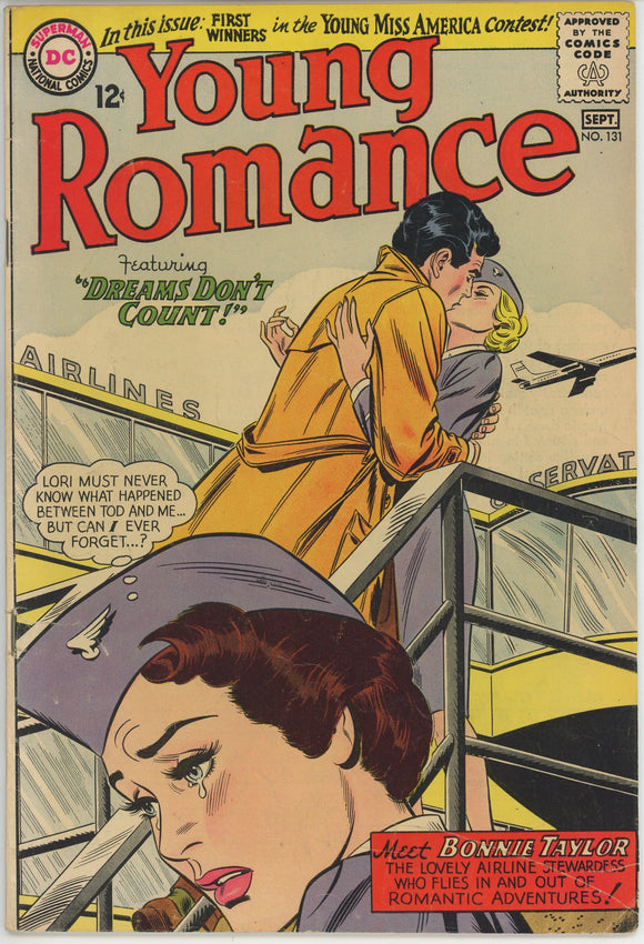 Young Romance #131 (1963) - 5.0 VG/FN *John Romita Coverr* DC Romance