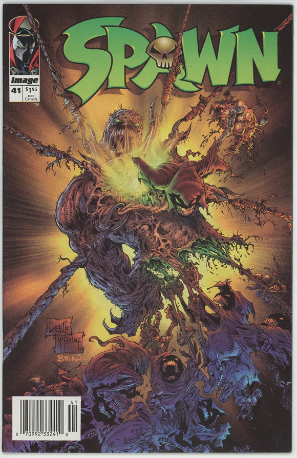 Spawn #41 (1992) - 4.5 VG+ *Fugitives Part 2* Newsstand