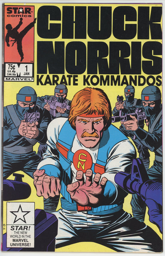 Chuck Norris Karate Kommandos #1 (1987) - 7.5 VF- *Steve Ditko Art*