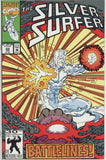 Silver Surfer #62 (1987) - 8.0 VF *Battlelines*