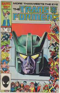 Transformers #22 (1984) - 3.5 VG- *25th Anniversary Cover*