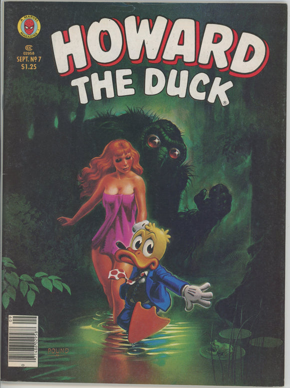 Howard The Duck #7 (1979 Magazine) - 8.0 VF *Man-Thing*