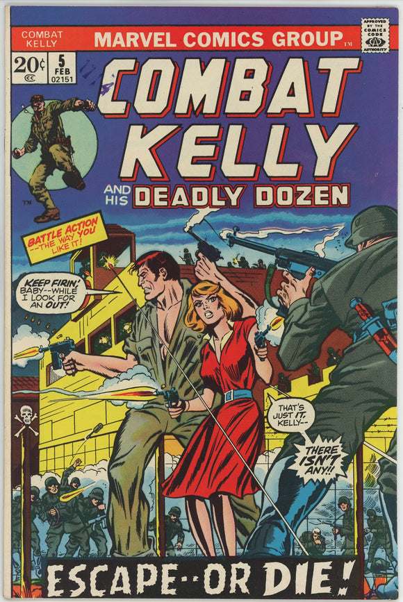 Combat Kelly #5 (1972) - 9.0 VF/NM *Escape from Devil's Island*